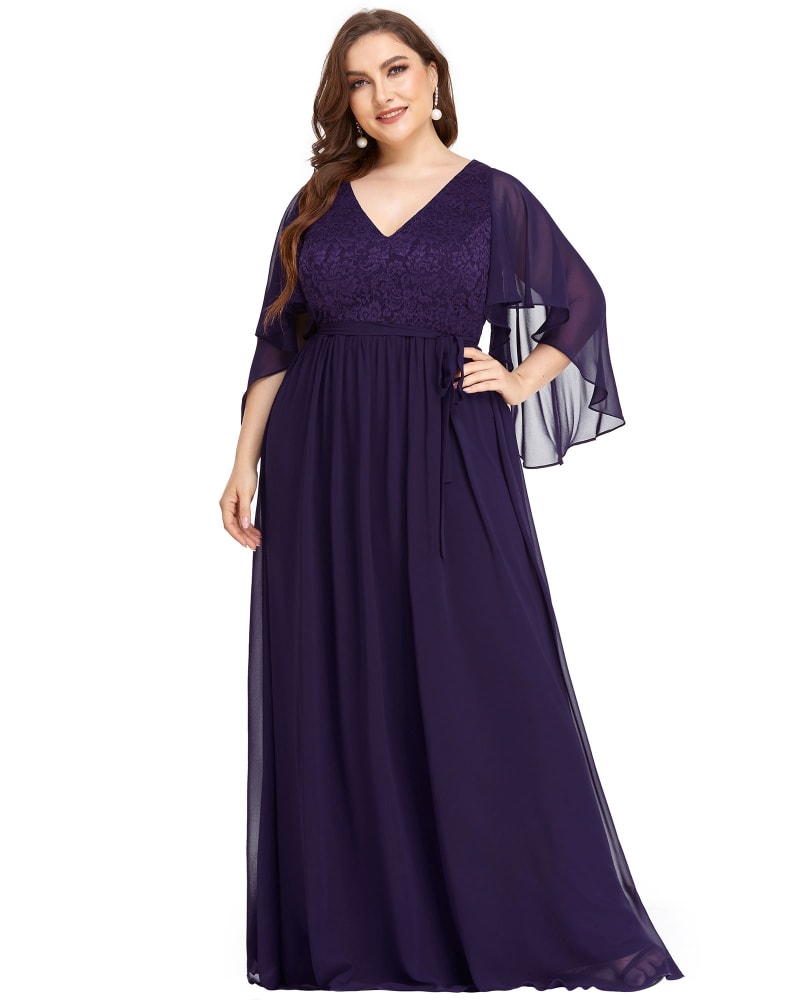 Deep purple clearance maxi dress